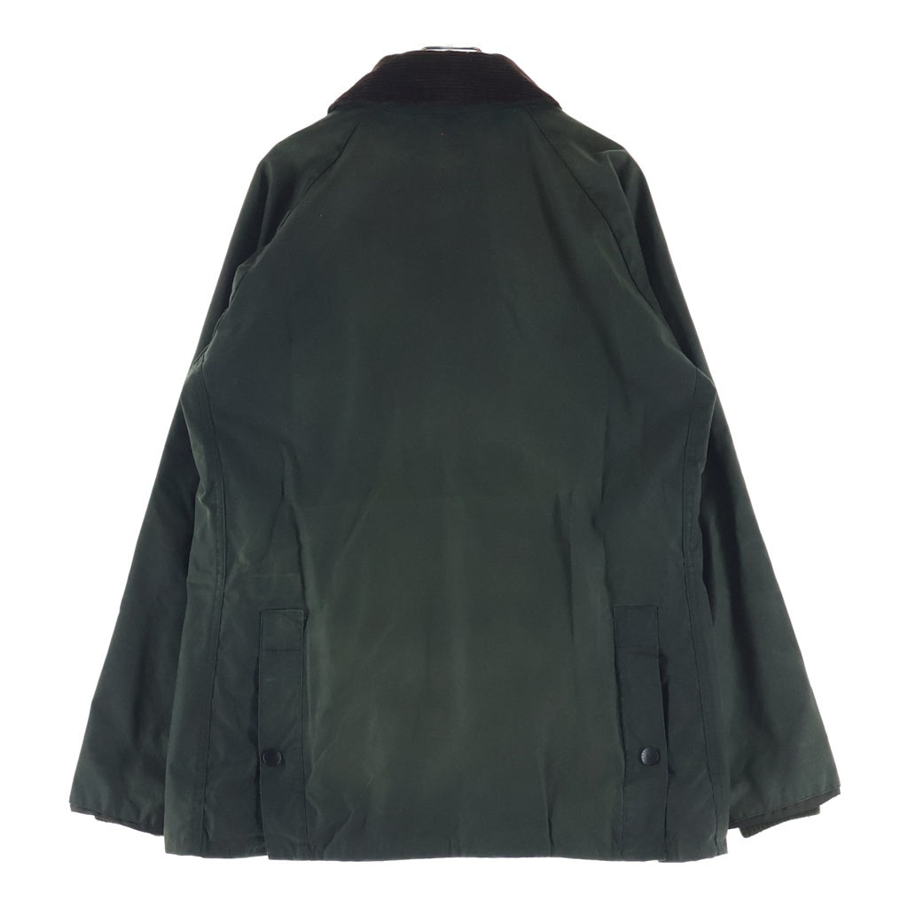Barbour(バブアー) 19AW SL BEDALE ビデイル スリムフィット ロゴピンパッチ マルチポケットデザイン コーデュロイ切り替え ジップアップ オイルジャケット カーキ MWX0318SG9138