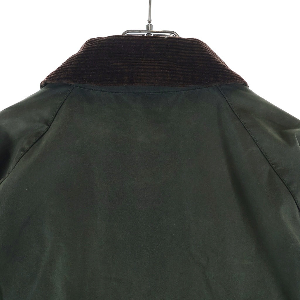 Barbour(バブアー) 19AW SL BEDALE ビデイル スリムフィット ロゴピンパッチ マルチポケットデザイン コーデュロイ切り替え ジップアップ オイルジャケット カーキ MWX0318SG9138