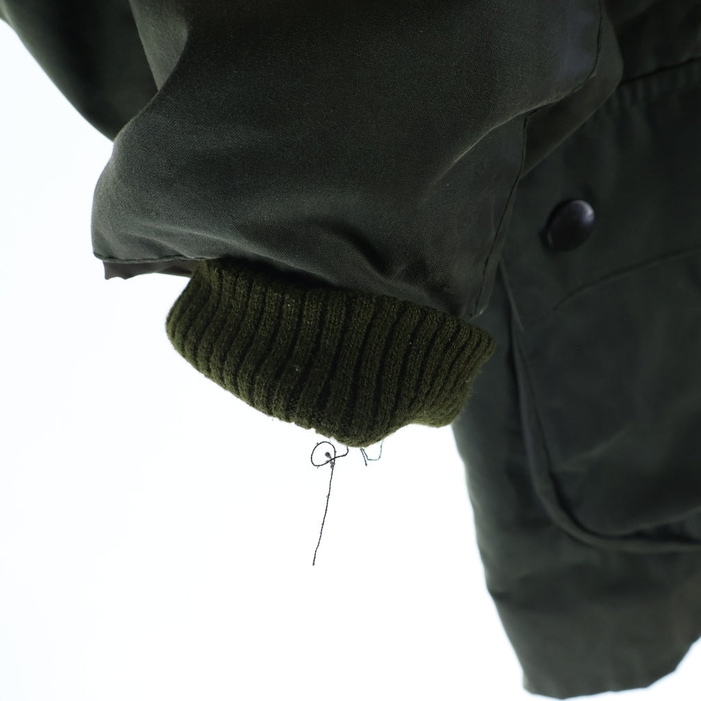 Barbour(バブアー) 19AW SL BEDALE ビデイル スリムフィット ロゴピンパッチ マルチポケットデザイン コーデュロイ切り替え ジップアップ オイルジャケット カーキ MWX0318SG9138