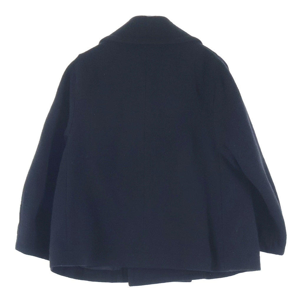 tricot COMME des GARCONS(トリコ コム デ ギャルソン) 09AW AD2009 くるみボタン ウール Pコート レディース ブラック TD-C024