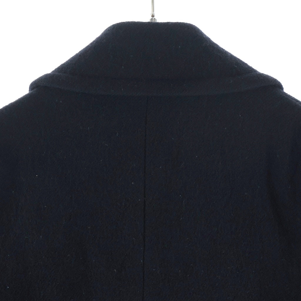 tricot COMME des GARCONS(トリコ コム デ ギャルソン) 09AW AD2009 くるみボタン ウール Pコート レディース ブラック TD-C024