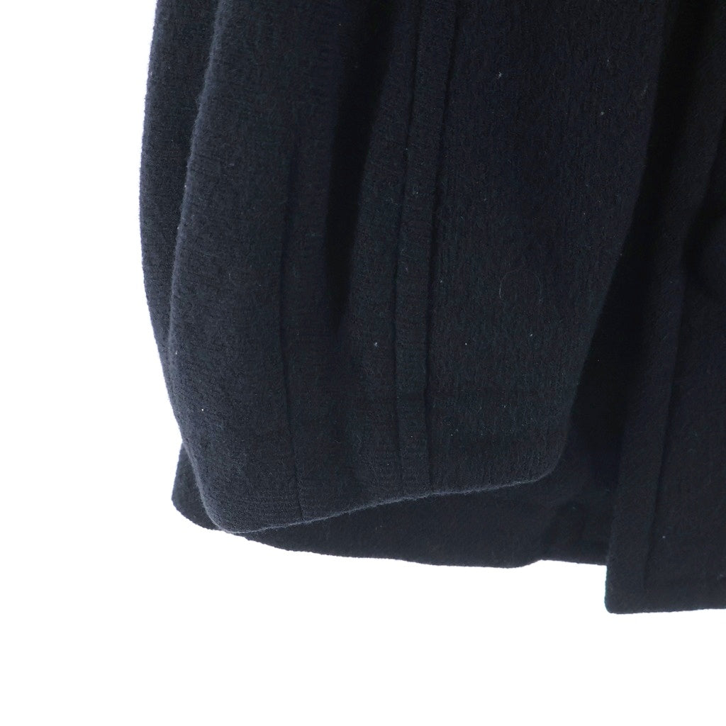 tricot COMME des GARCONS(トリコ コム デ ギャルソン) 09AW AD2009 くるみボタン ウール Pコート レディース ブラック TD-C024