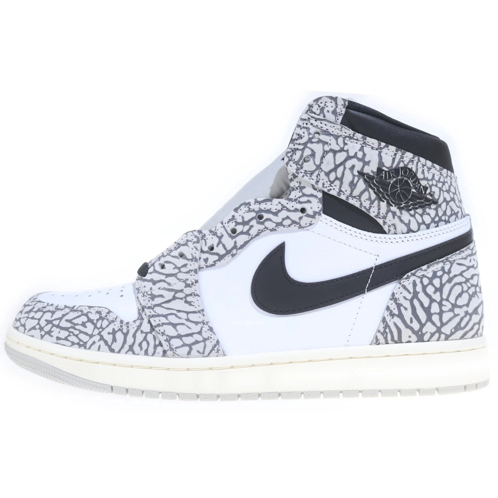 NIKE(ナイキ) AIR JORDAN 1 HIGH OG WHITE CEMENT エアジョーダン1 ホワイトセメント ハイカットスニーカー ホワイト/ブラック US9.5/27.5cm DZ5485-052