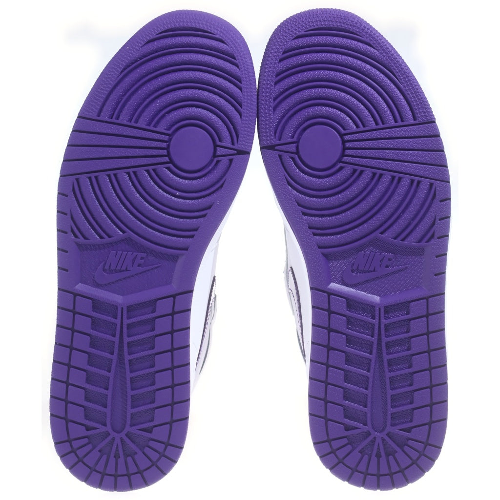 NIKE(ナイキ) WMNS AIR JORDAN 1 HIGH OG COURT PURPLE エアジョーダン 1 コートパープル ハイカットスニーカー ホワイト/パープル US11.5/28.5cm CD0461-151