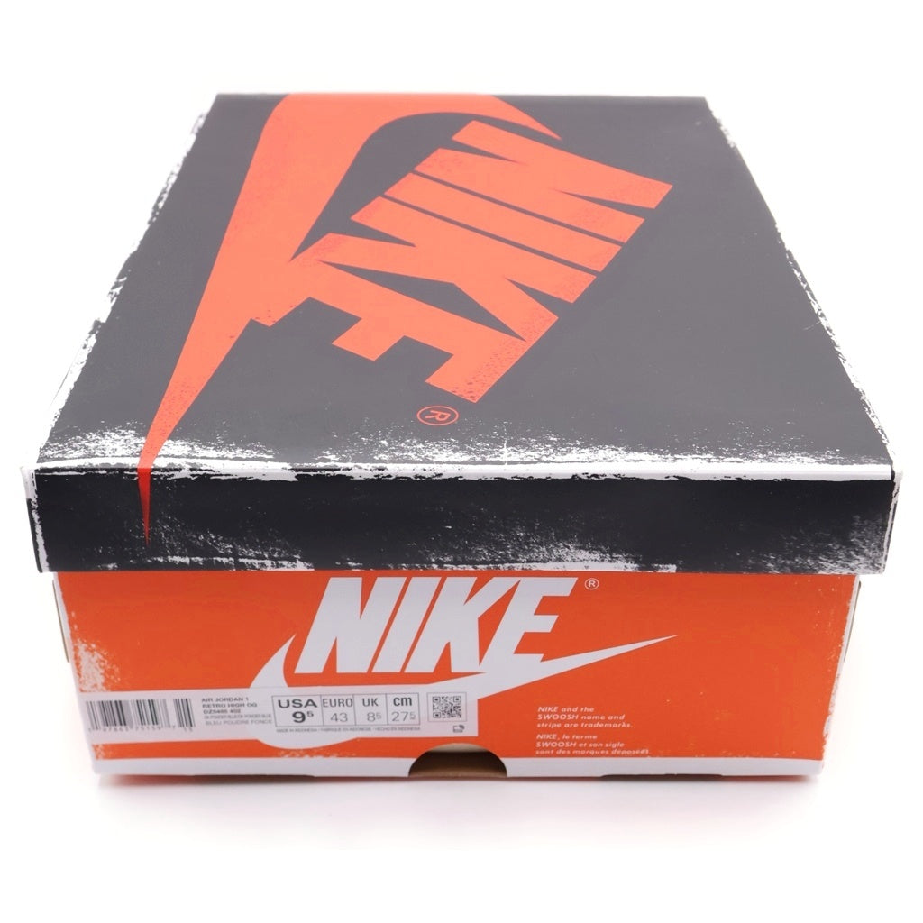 NIKE(ナイキ) AIR JORDAN 1 RETRO HIGH OG UNC REIMAGINED エアジョーダン1 レトロ リイマジンド ハイカットスニーカー ブルー/ホワイト US9.5/27.5cm DZ5485-402