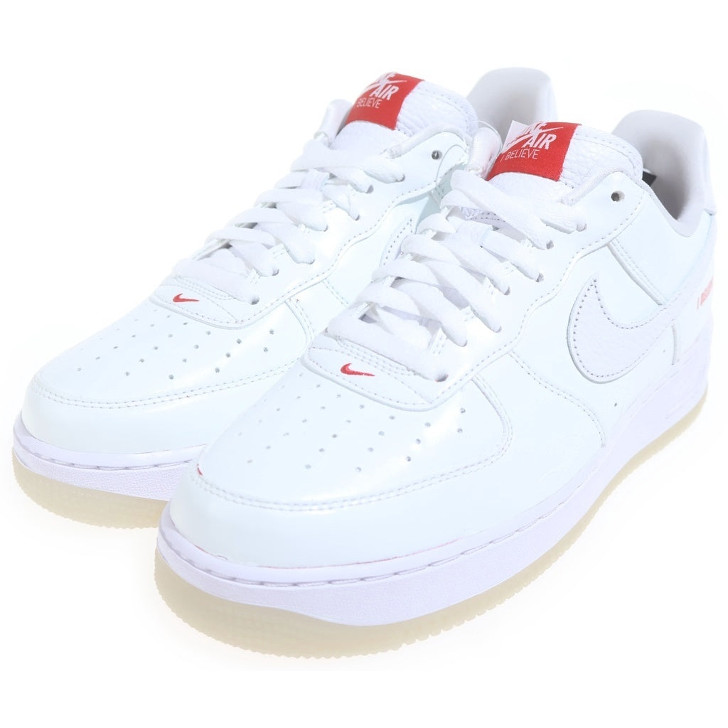 NIKE(ナイキ) AIR FORCE 1 CO.JP I BELIEVE 達磨 エアフォース1 ダルマ ローカットスニーカー ホワイト/レッド US9/27cm DD9941-100
