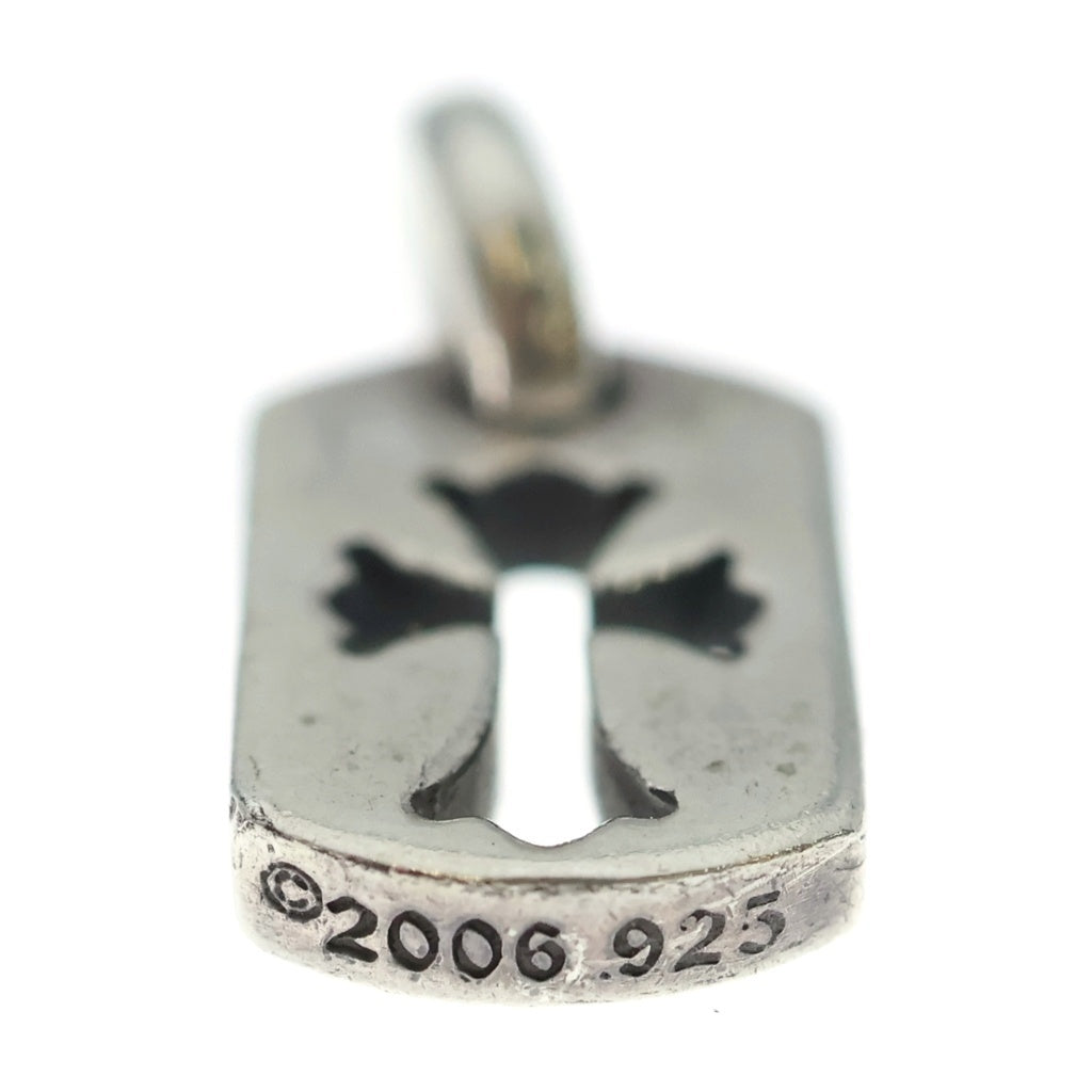 DT TNY CO CRS タイニーカットアウトクロスドッグタグ チャーム CHROME HEARTS(クロムハーツ) DT TNY CO CRS タイニーカットアウト