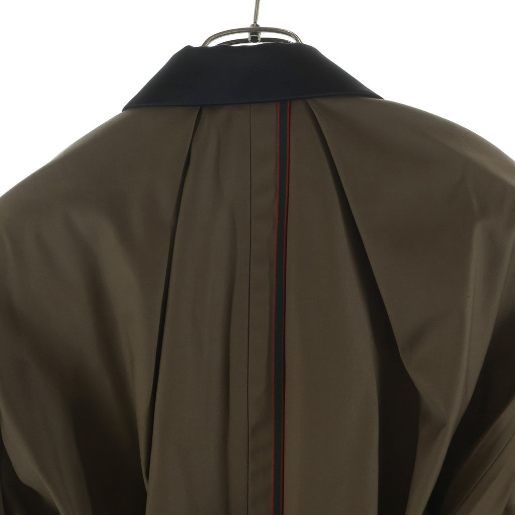 Sacai(サカイ) 23SS LOROPIANA SUITING JACKET ロロピアーナ スーチング アジャスター付き テーラードジャケット ブラウン 23-06520 レディース