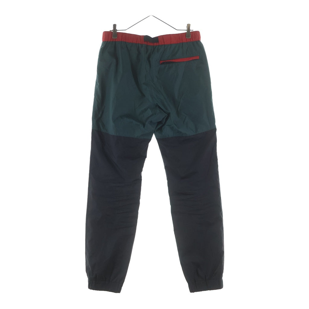 Sacai サカイ 21AW ×UNDERCOVER アンダーカバー ナイロン ベルト付き ツートントラックパンツ ブラック/グリーン 21-0388S Sacai(サカイ) 21AW ×UNDERCOVER アンダーカバー ナイロン ベルト付き