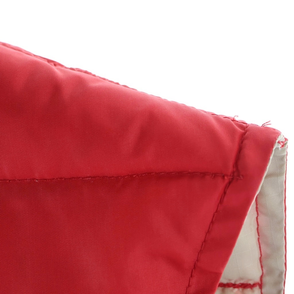 Eddie Bauer(エディバウワー) 60S VINTAGE 日の出タグ ナイロン ヴィンテージ ダウンベスト ジャケット レッド