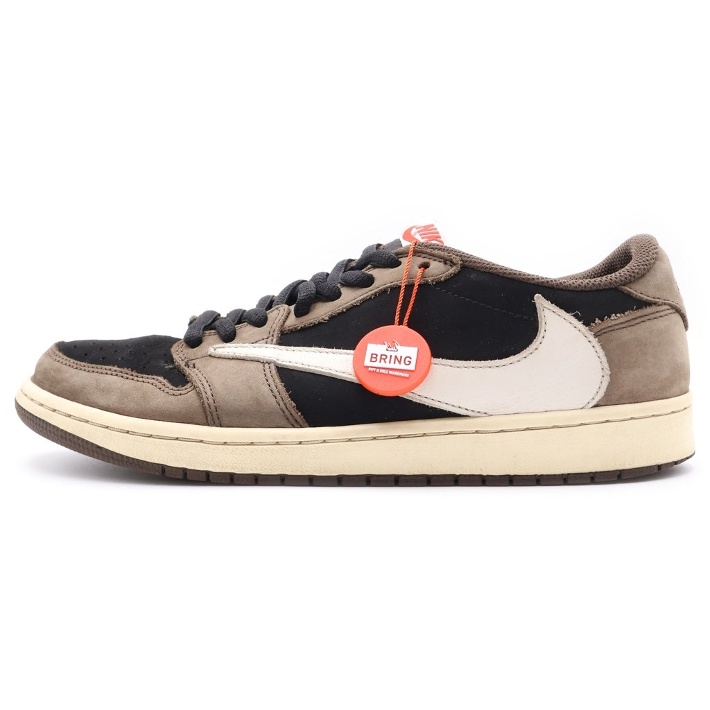 NIKE(ナイキ) ×TRAVIS SCOTT AIR JORDAN 1 LOW OG SP-T トラヴィススコット エアジョーダン ローカットスニーカー ブラウン US9.5/27.5cm CQ4277-001