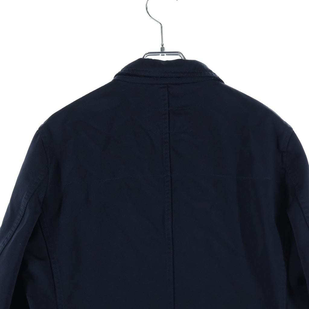 COMME des GARCONS HOMME DEUX(コムデギャルソン オムドゥ) 17SS AD2016 ポリ縮絨 ジップアップジャケット ブラック DS-J045