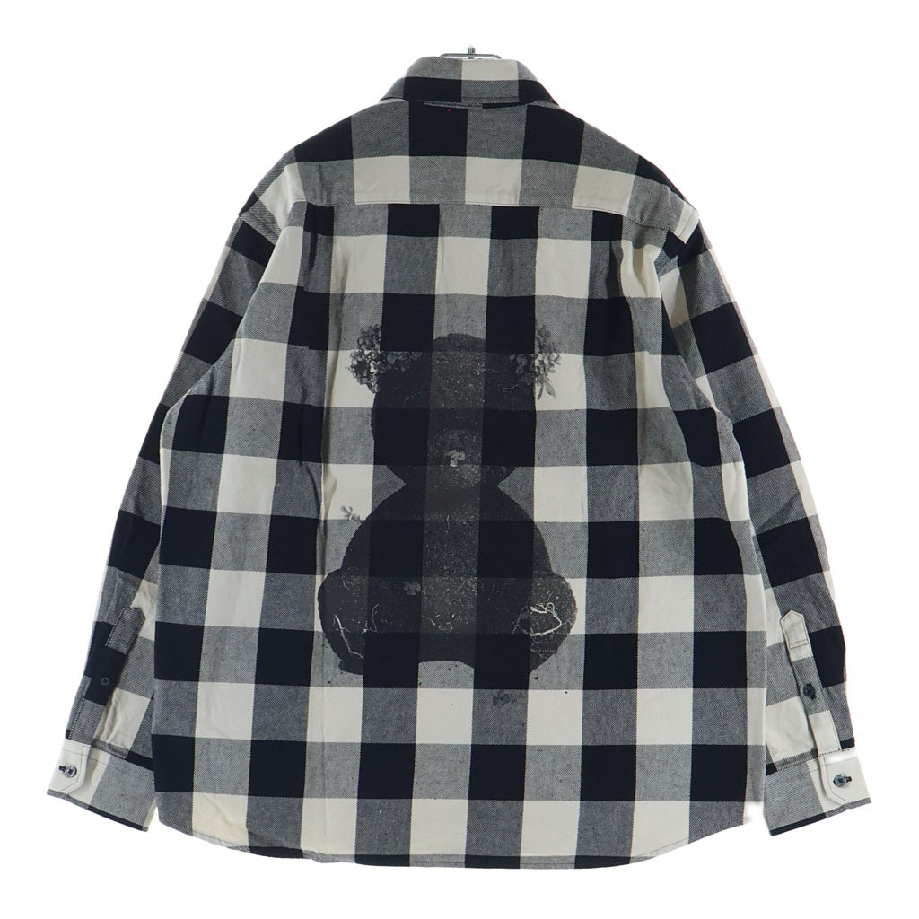 UNIFORM EXPERIMENT(ユニフォームエクスペリメント) 25SS YUNI YOSHIDA MUD DOLL SHIRT ユニヨシダ マッドドール チェック 長袖シャツ グレー UE-250097