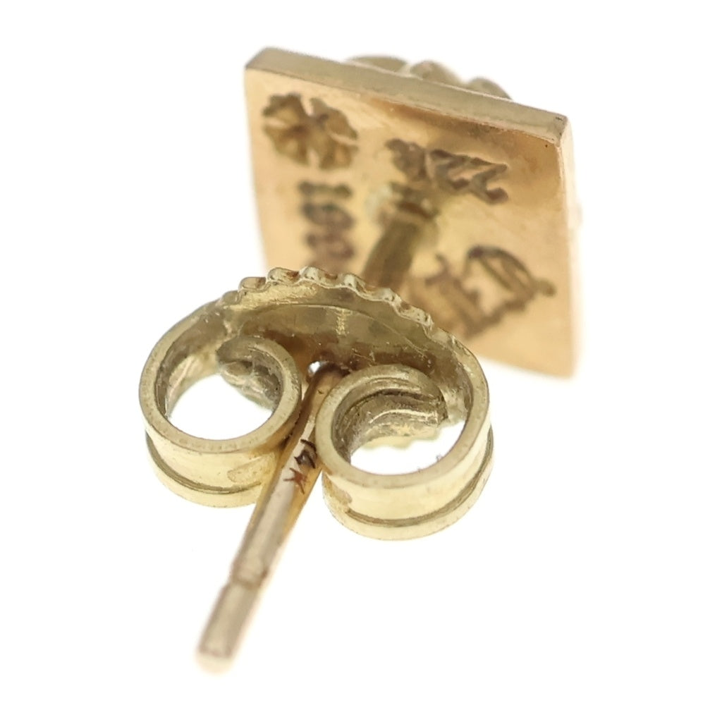 CHROME HEARTS(クロムハーツ) 22K STUD PYRAMID PLS ピラミッドスタッド ピアス ゴールド