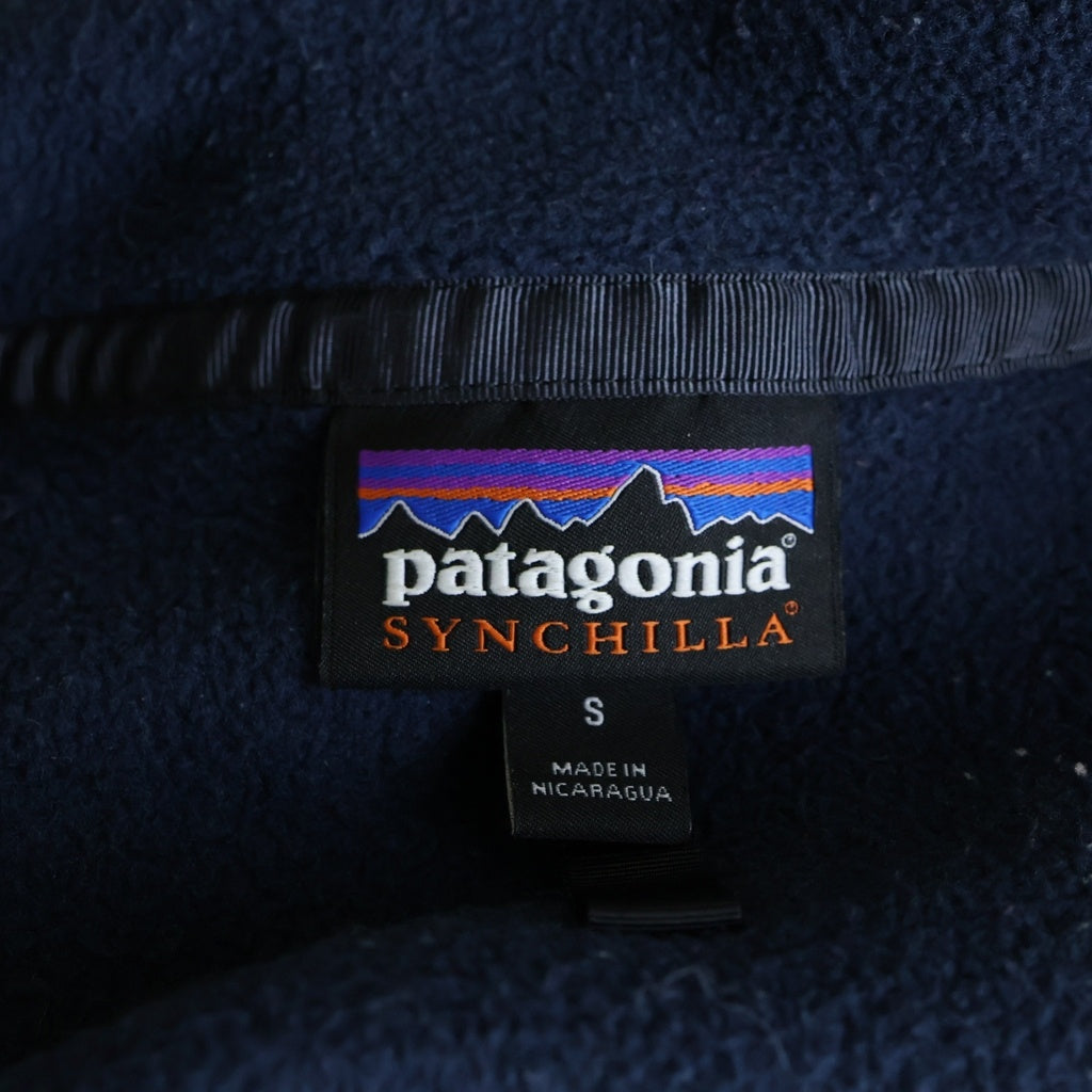 PATAGONIA(パタゴニア) 18AW SYNCHILLA シンチラ ハーフスナップ フリースジャケット ネイビー/レッド 25580FA18