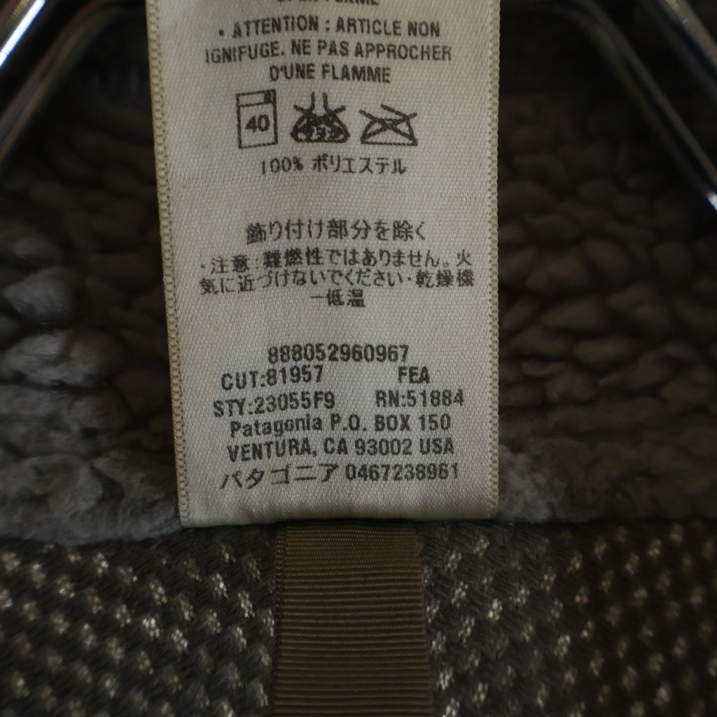PATAGONIA(パタゴニア) 09AW CLASSIC RETRO X クラシック レトロ エックス フリースジャケット グレー 23055F9