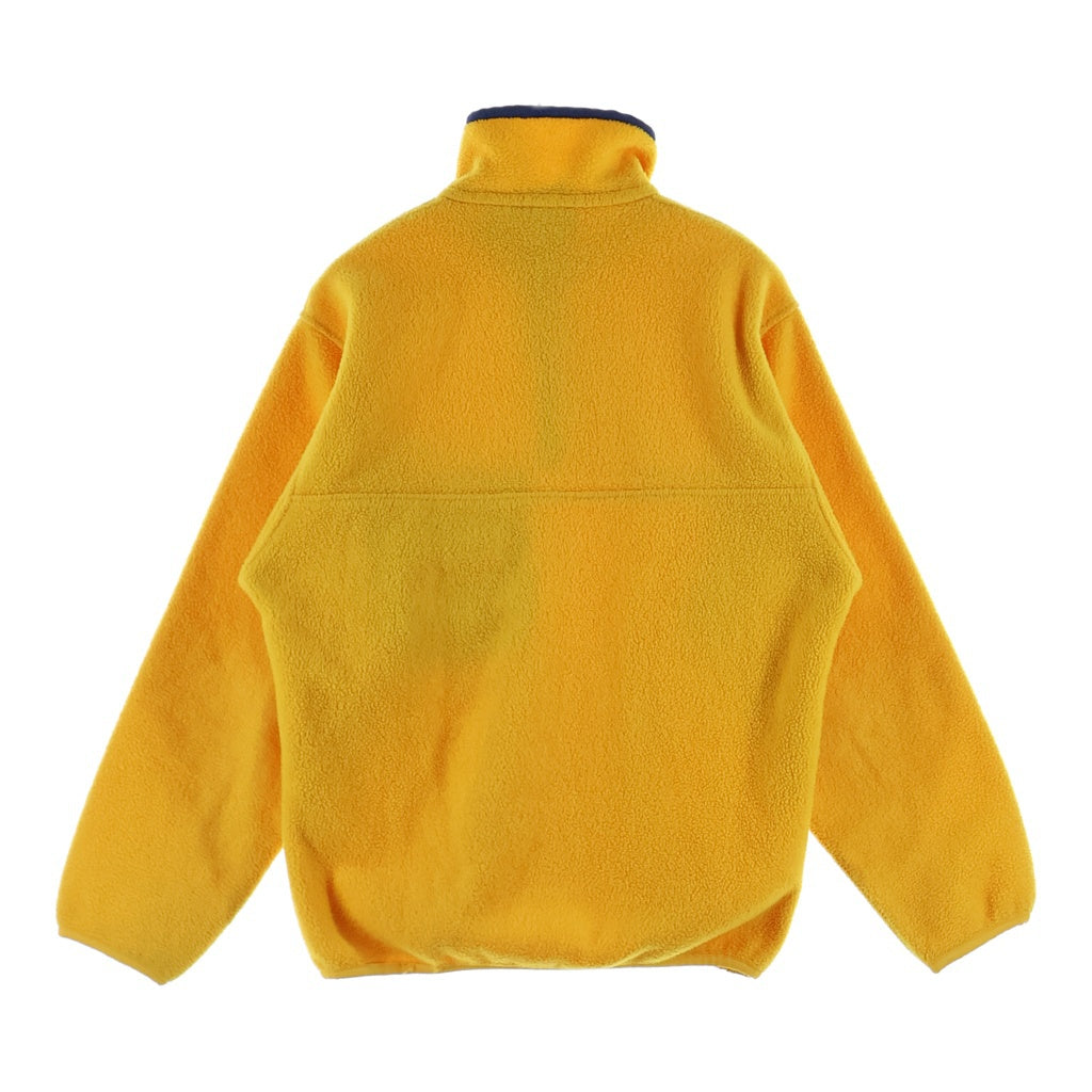 PATAGONIA(パタゴニア) 90S VINTAGE SYNCHILLA ヴィンテージ シンチラ USA製 ハーフスナップ フリースジャケット イエロー 10464