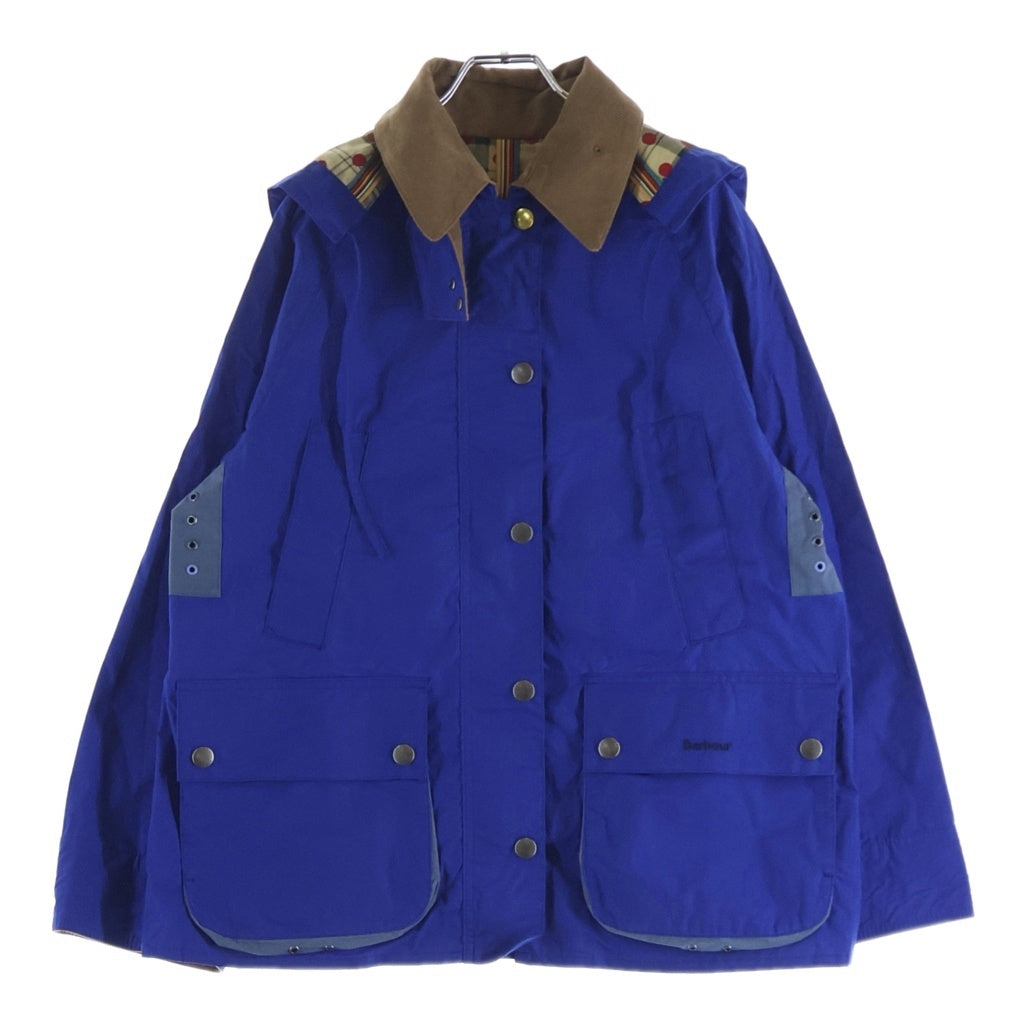 Barbour(バブアー) ×Paul Smith BEDALE ポールスミス ビデイル フード付 ジップアップジャケット レディース ブルー 261LCA0391