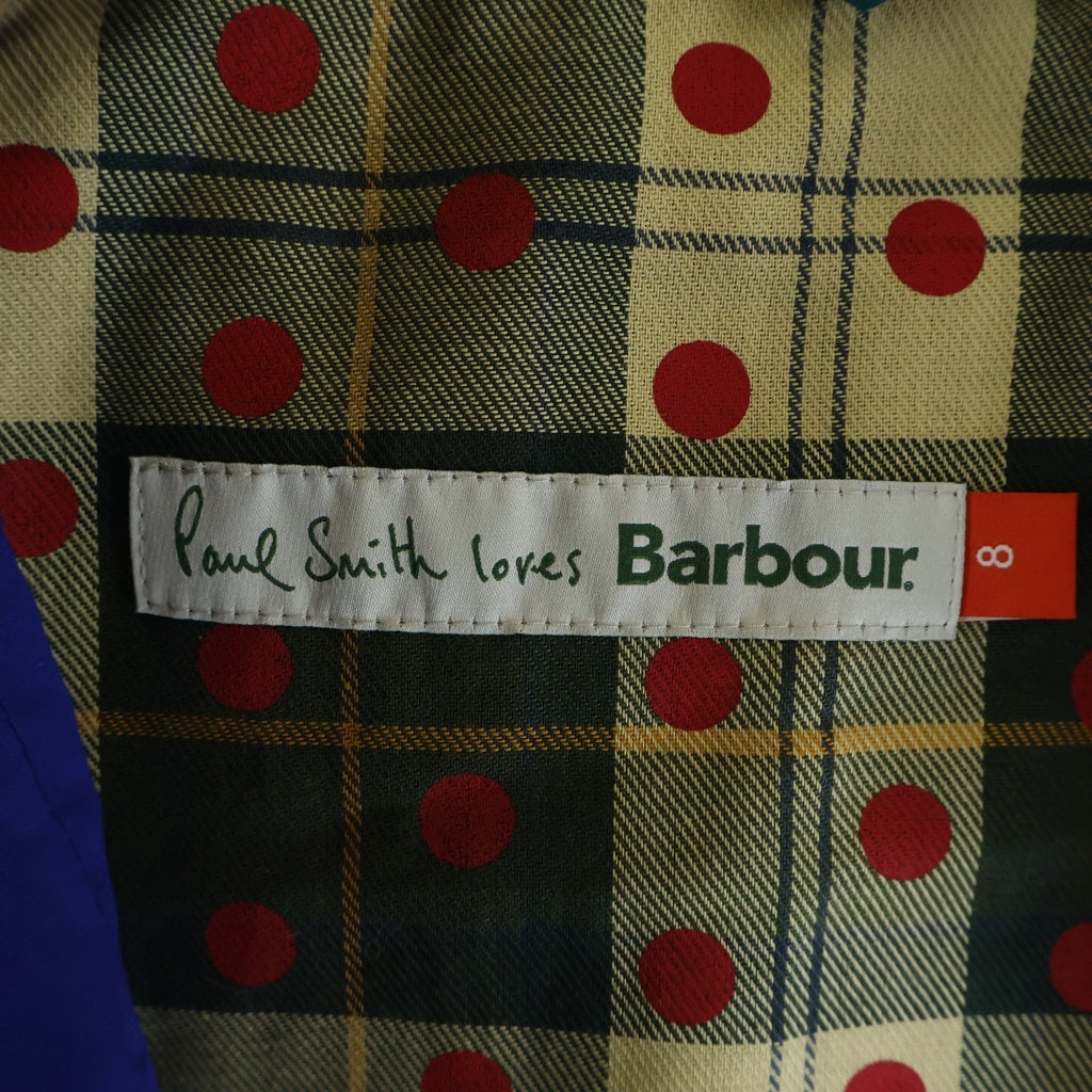 Barbour(バブアー) ×Paul Smith BEDALE ポールスミス ビデイル フード付 ジップアップジャケット レディース ブルー 261LCA0391