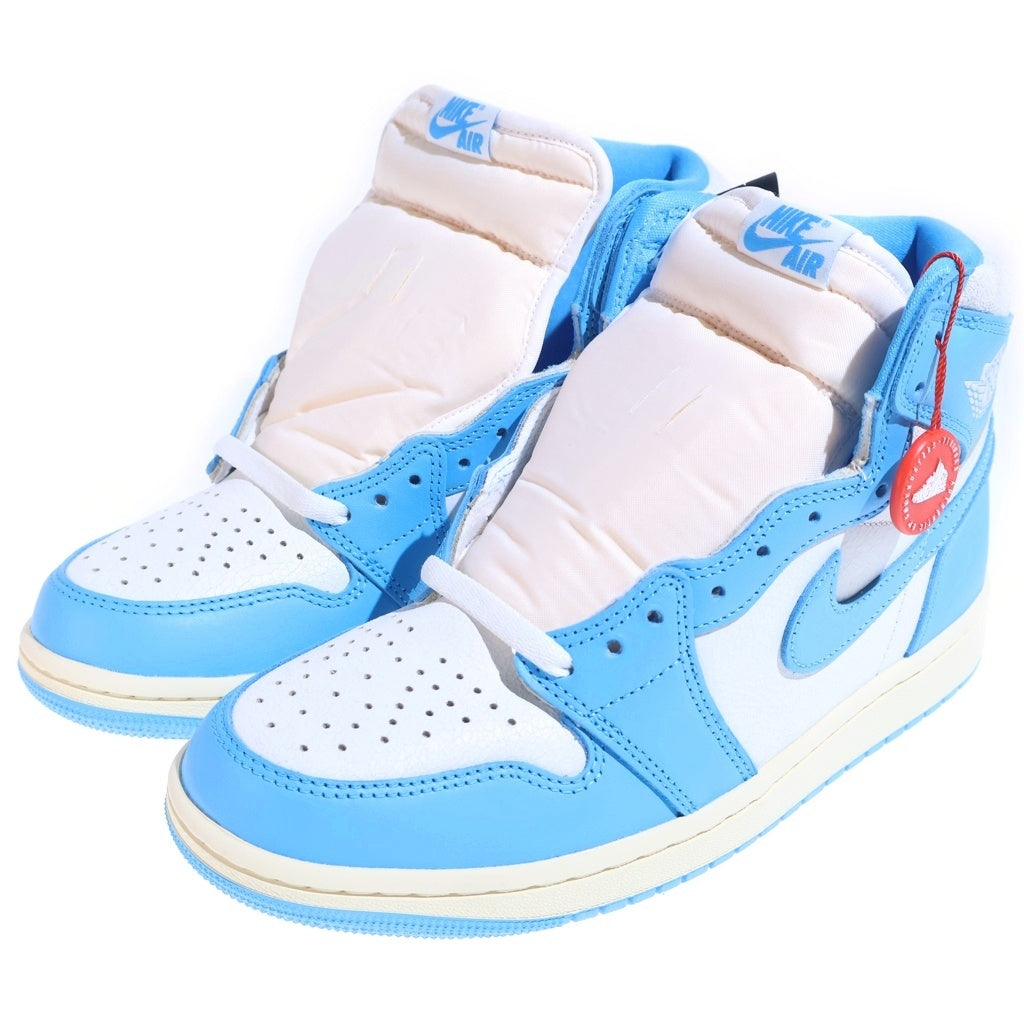 NIKE(ナイキ) AIR JORDAN 1 RETRO HIGH OG UNC REIMAGINED エアジョーダン1 レトロ リイマジンド ハイカットスニーカー ホワイト/ブルー US9/27cm DZ5485-402
