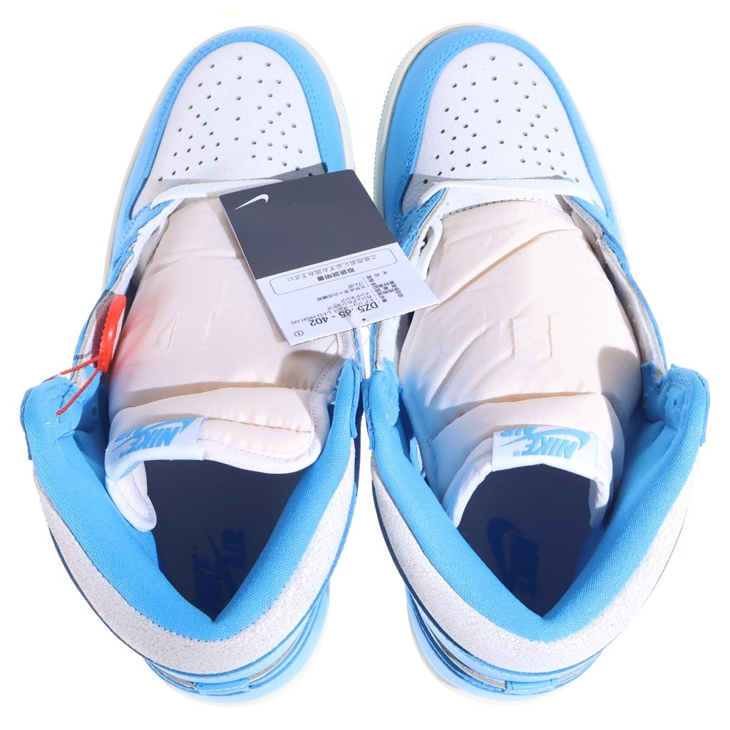 NIKE(ナイキ) AIR JORDAN 1 RETRO HIGH OG UNC REIMAGINED エアジョーダン1 レトロ リイマジンド ハイカットスニーカー ホワイト/ブルー US9/27cm DZ5485-402