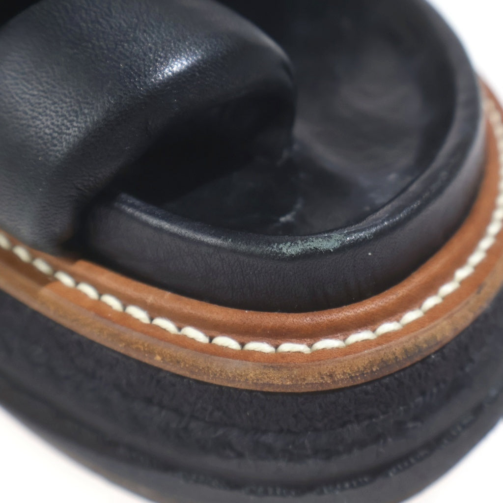Sacai(サカイ) MULTIPLE SOLE SANDLES マルチソール クロスストラップ 厚底サンダル ブラック