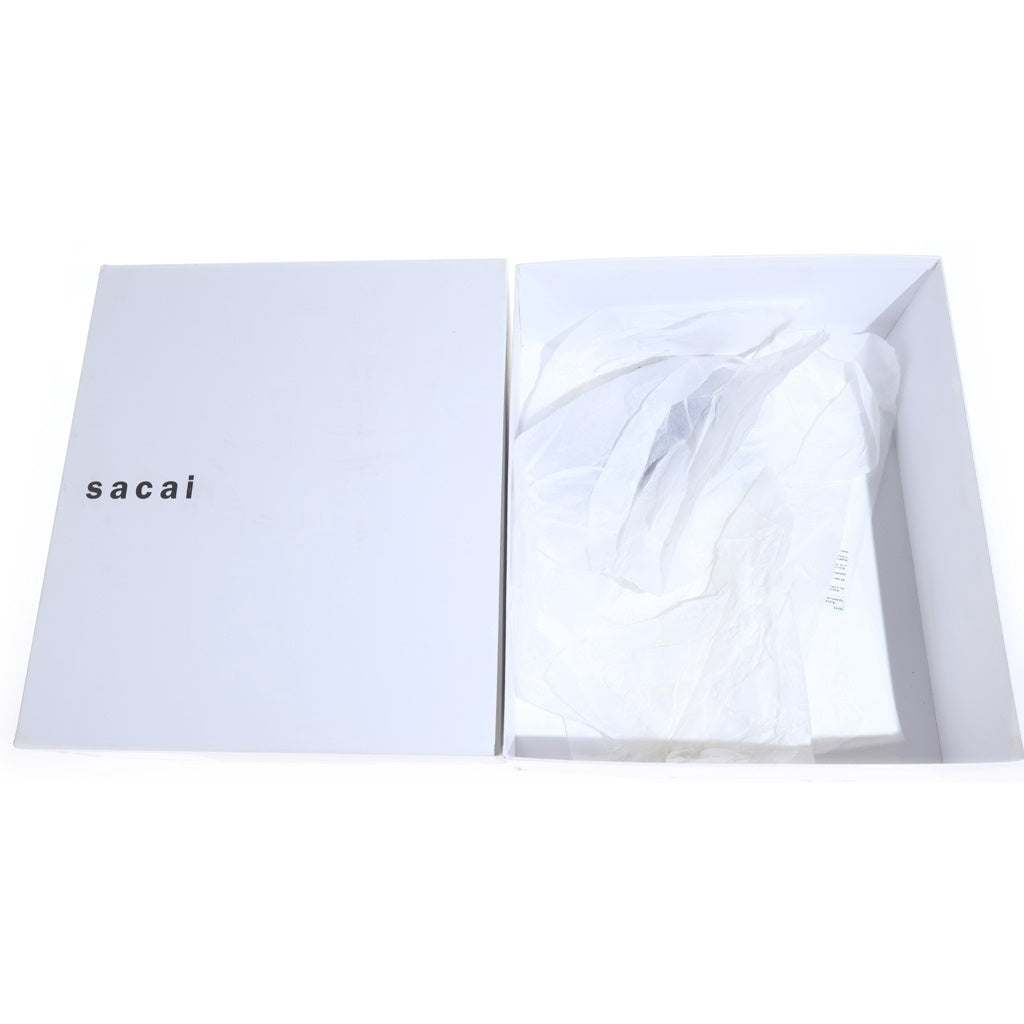 Sacai(サカイ) MULTIPLE SOLE SANDLES マルチソール スウェード クロスストラップ 厚底サンダル ベージュ 23-03069M