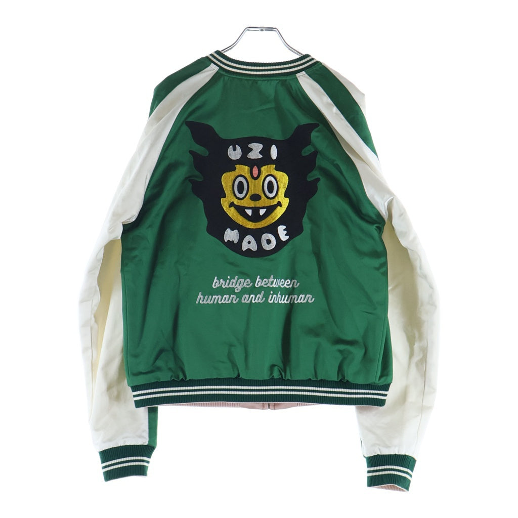 HUMAN MADE(ヒューマンメイド) 22AW ×リルウージーヴァート ウージーメイド ロゴエンブロイダリー ヨコスカジャケット リバーシブル スカジャン XX24JK005