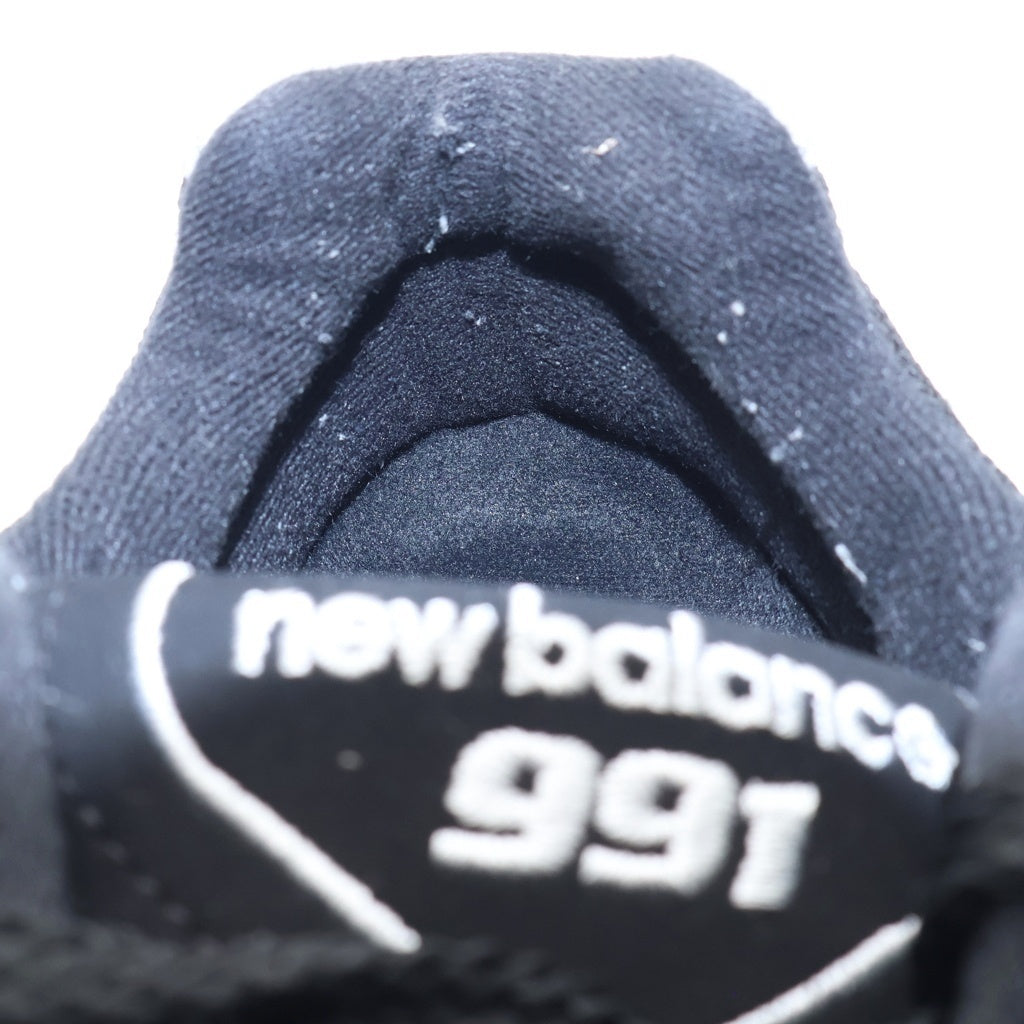 New Balance(ニューバランス) M991EKS イングランド製 スウェード ローカットスニーカー ブラック