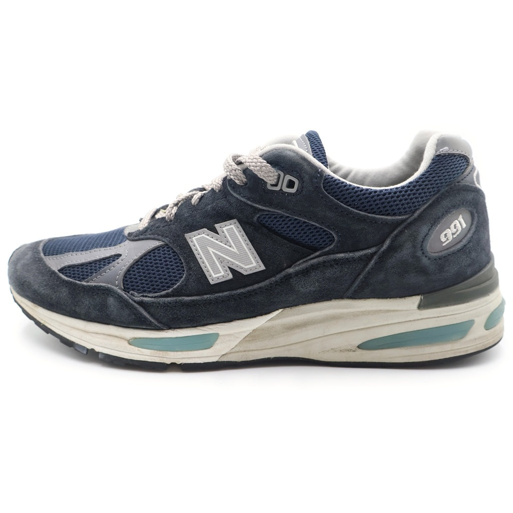 New Balance(ニューバランス) U991NV2 スウェード ローカットスニーカー ネイビー