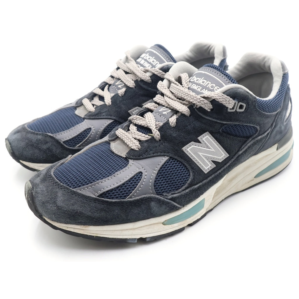 New Balance(ニューバランス) U991NV2 スウェード ローカットスニーカー ネイビー