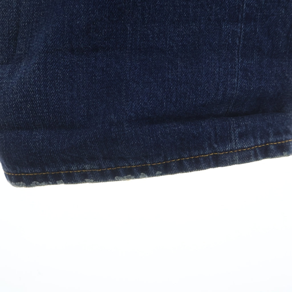 Levi's(リーバイス) FENOM ×FRAGMENT DESIGN 505-0207 フェノム フラグメント バックロゴデザイン ジップフライデニムパンツ インディゴ/グリーン FMSHT-0013