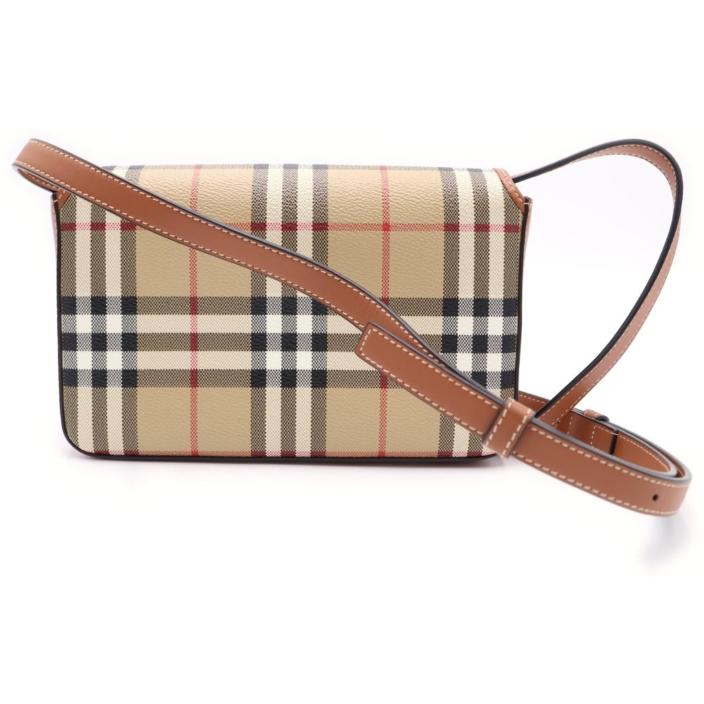 BURBERRY(バーバリー) HAMPSHIRE ハンプシャー ノバチェック ゴールド金具 ショルダーバック ベージュ 8070421 レディース