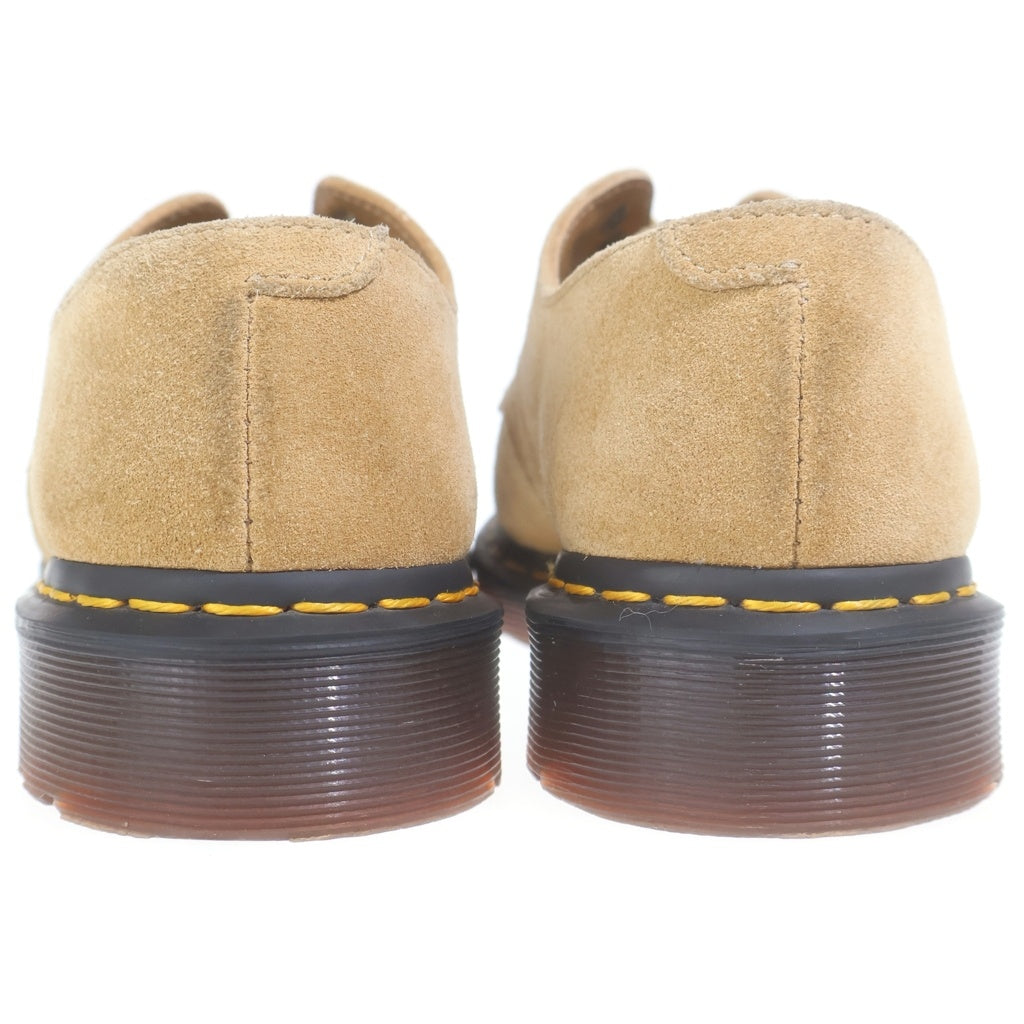 Dr.Martens(ドクターマーチン) 2046 SAND PEPELLO CALF SUEDE サンドペペロ カーフスエード 5ホール イエローステッチ ドレスシューズ レディース ベージュ