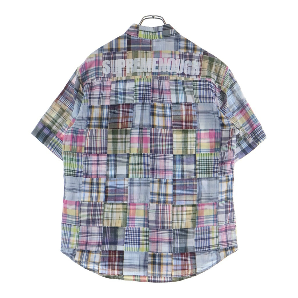 SUPREME(シュプリーム) 25SS ×GOODENOUGH Patchwork S/S Shirt グッドイナフ パッチワーク ショートスリーブ チェックシャツ マルチカラー