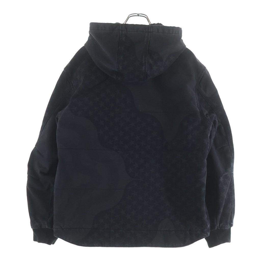 SUPREME(シュプリーム) 26SS Flag Quilted Hooded Work Jacket フラッグ キルテッド フーデッド ワークジャケット ブラック