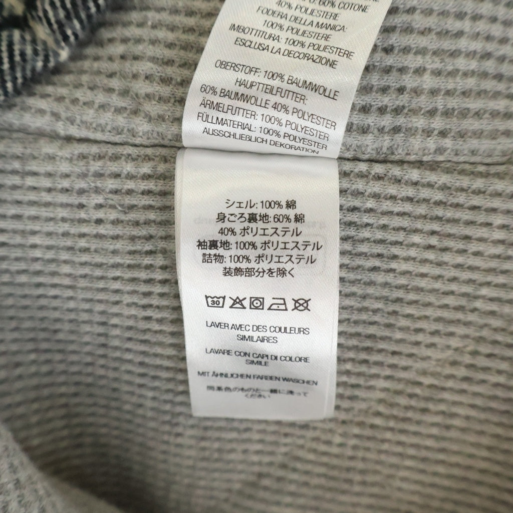 SUPREME(シュプリーム) 25AW Thermal Lined Zip Up Flannel Shirt サーマル フランネル ジップアップ フランネル チェックシャツジャケット ブラック/ホワイト