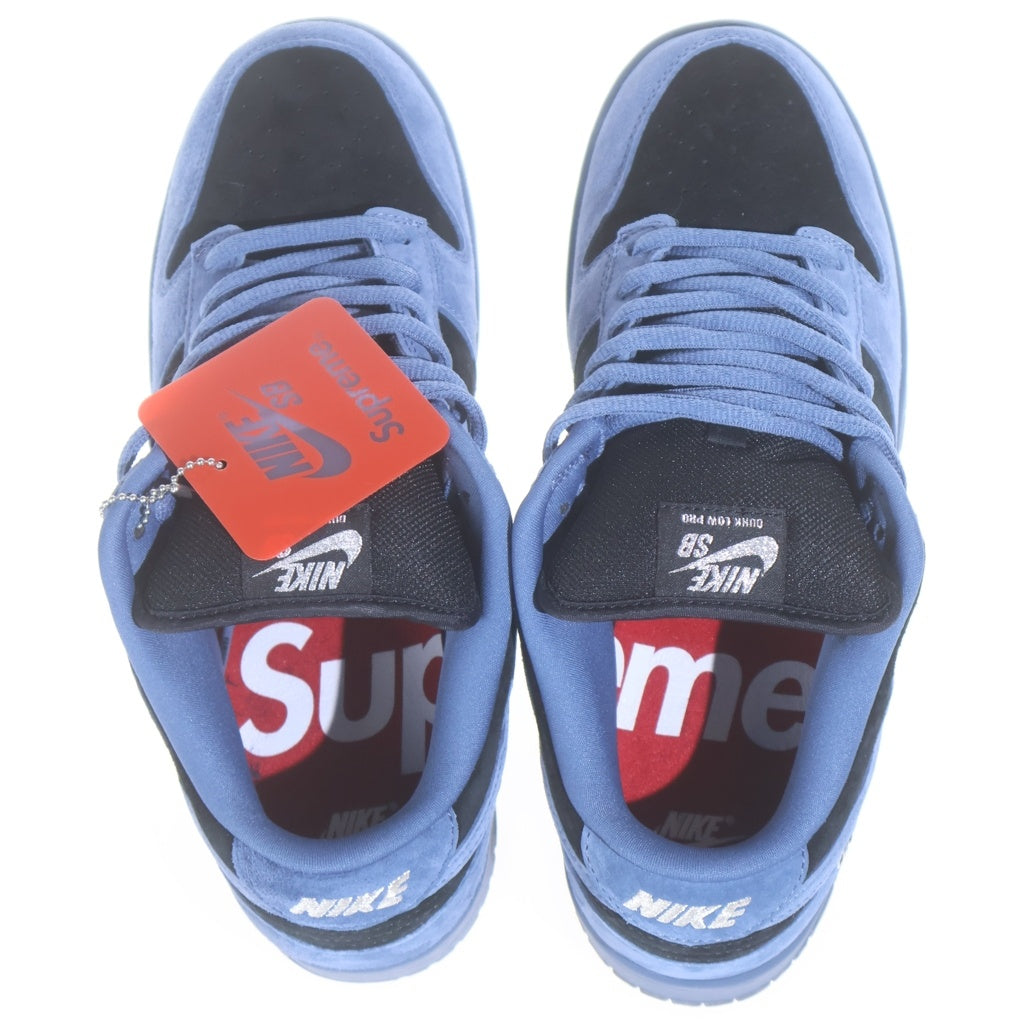 NIKE SB(ナイキエスビー) 25AW ×SUPREME DUNK LOW OCEAN FOG シュプリーム ダンク オーシャン フォグ ローカットスニーカー ブルー/ブラック US10.5/28.5cm HQ8487-400