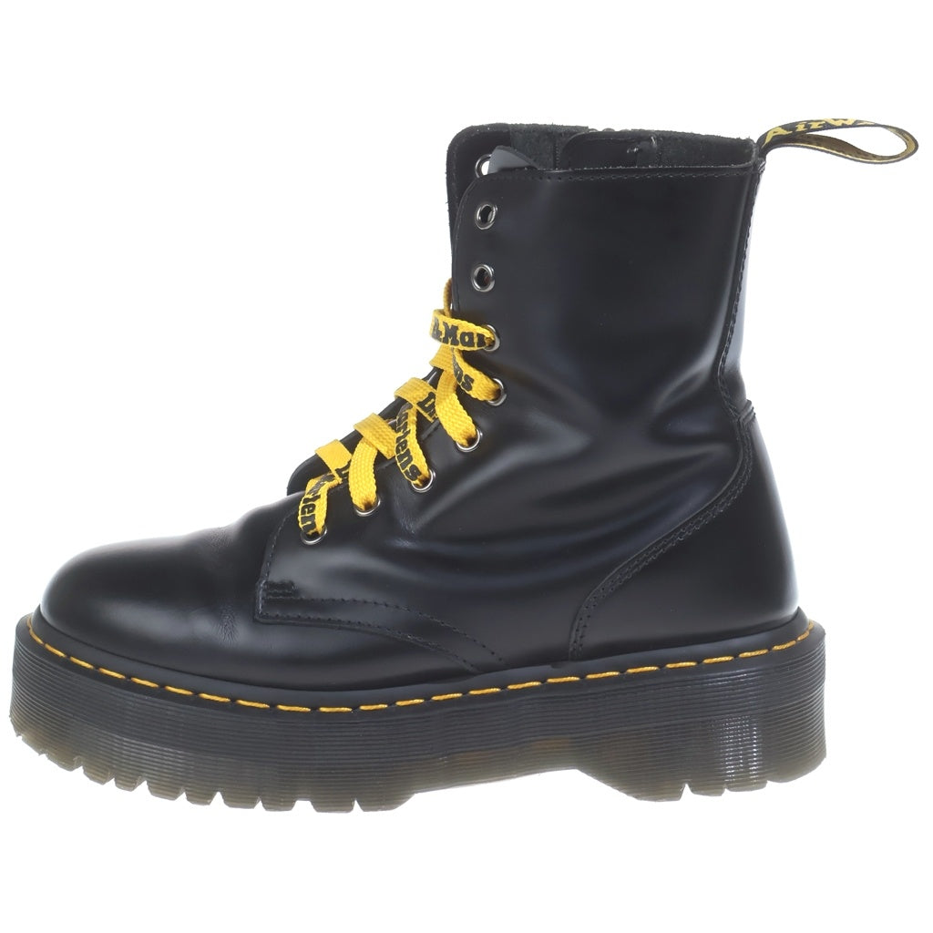 Dr.Martens(ドクターマーチン) JADON ジェイドン 8ホール サイドジップ レースアップ レザー ブーツ シューズ ブラック