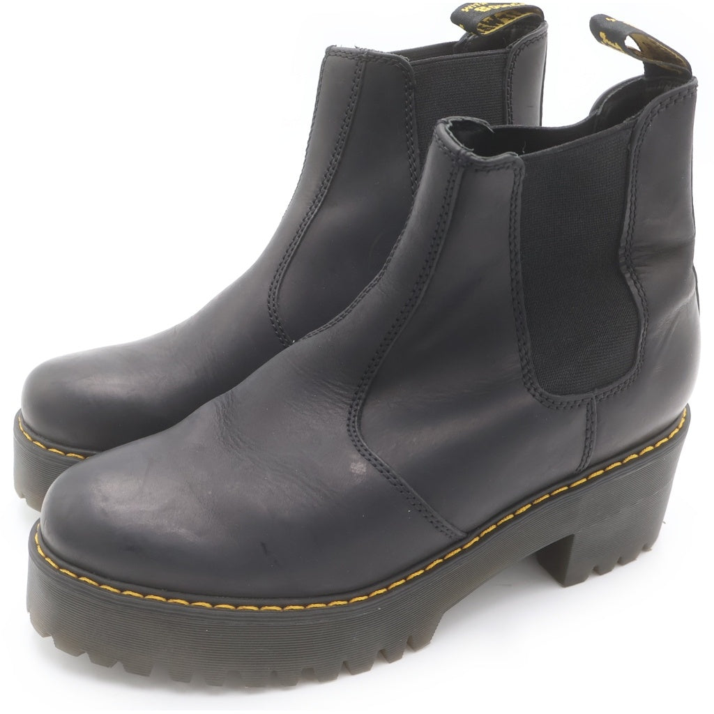 Dr.Martens(ドクターマーチン) ROMETTY ロメティ 8ホール サイドゴア レザー ブーツ シューズ ブラック