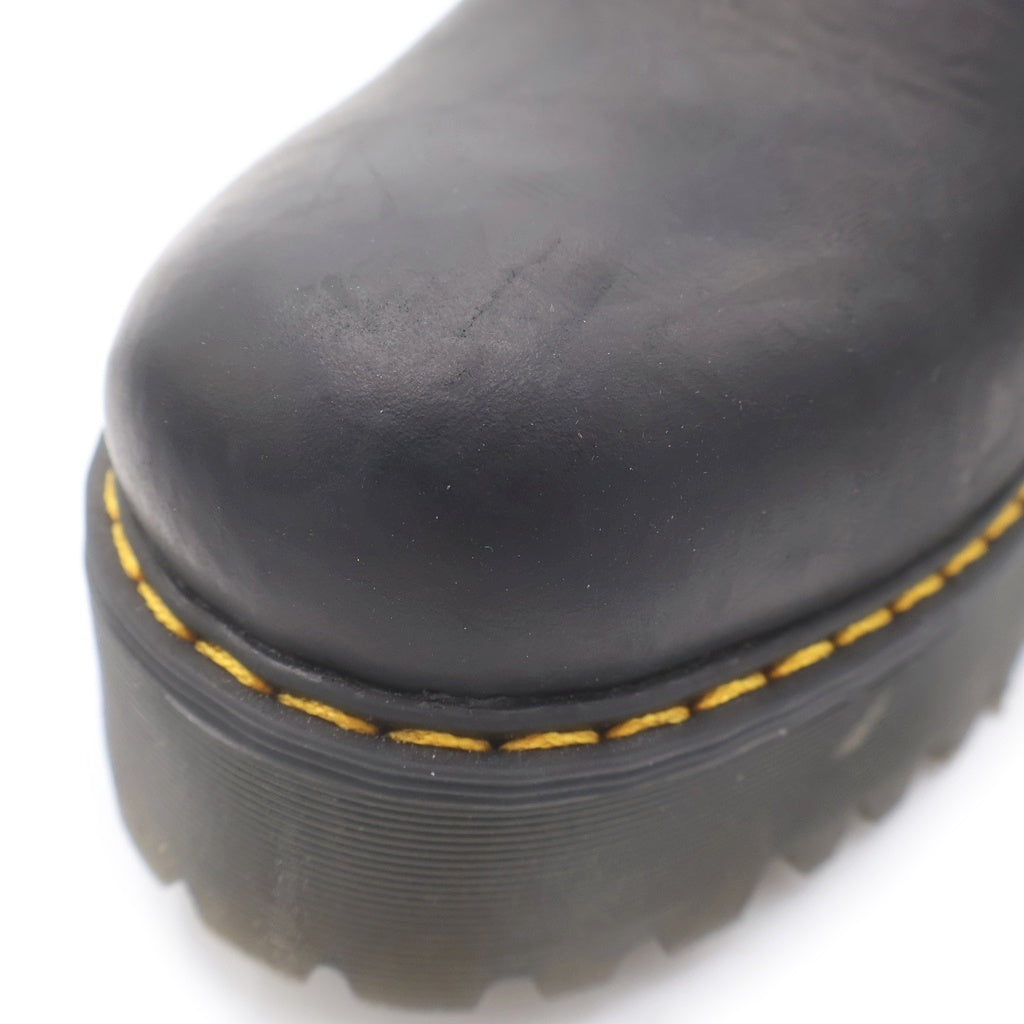 Dr.Martens(ドクターマーチン) ROMETTY ロメティ 8ホール サイドゴア レザー ブーツ シューズ ブラック