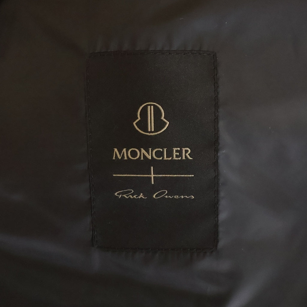 MONCLER(モンクレール) 26SS ×RICK OWENS ZIPLOCK リックオウエンス ジップロック ショートダウンジャケット ブラック L109N1A00009 M8114