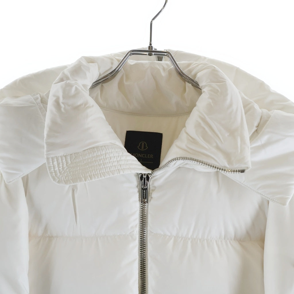 MONCLER(モンクレール) 24AW ×RICK OWENS CYCROPIC COAT リックオウエンス サイクロピック ジップアップ フーデッドダウンコート ホワイト J209N100004 M4426