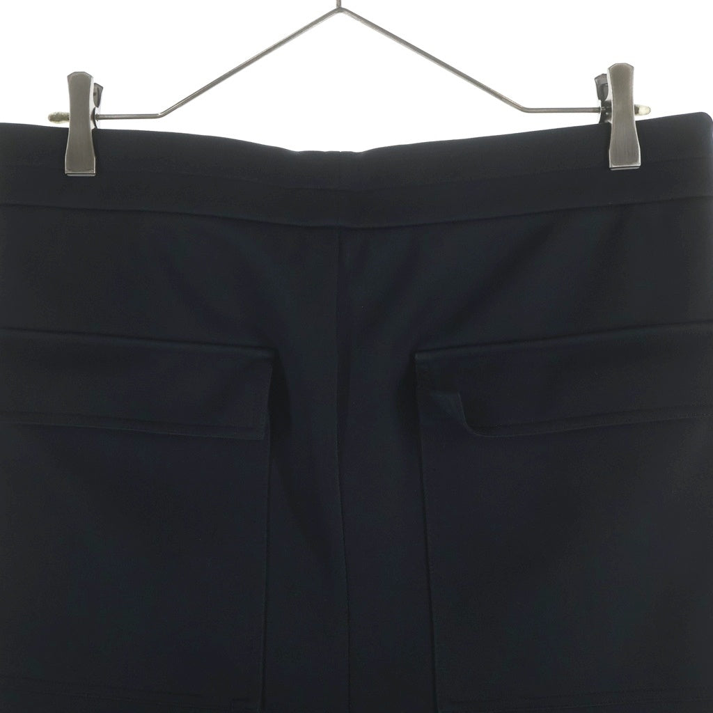 MONCLER(モンクレール) 20AW ×RICK OWENS PANTALONE JERSEY BOTTOMS リックオウエンス パンタローネ ジャージー ロゴパッチドローコードボトムス トラックパンツ F209N8H70200 C8040