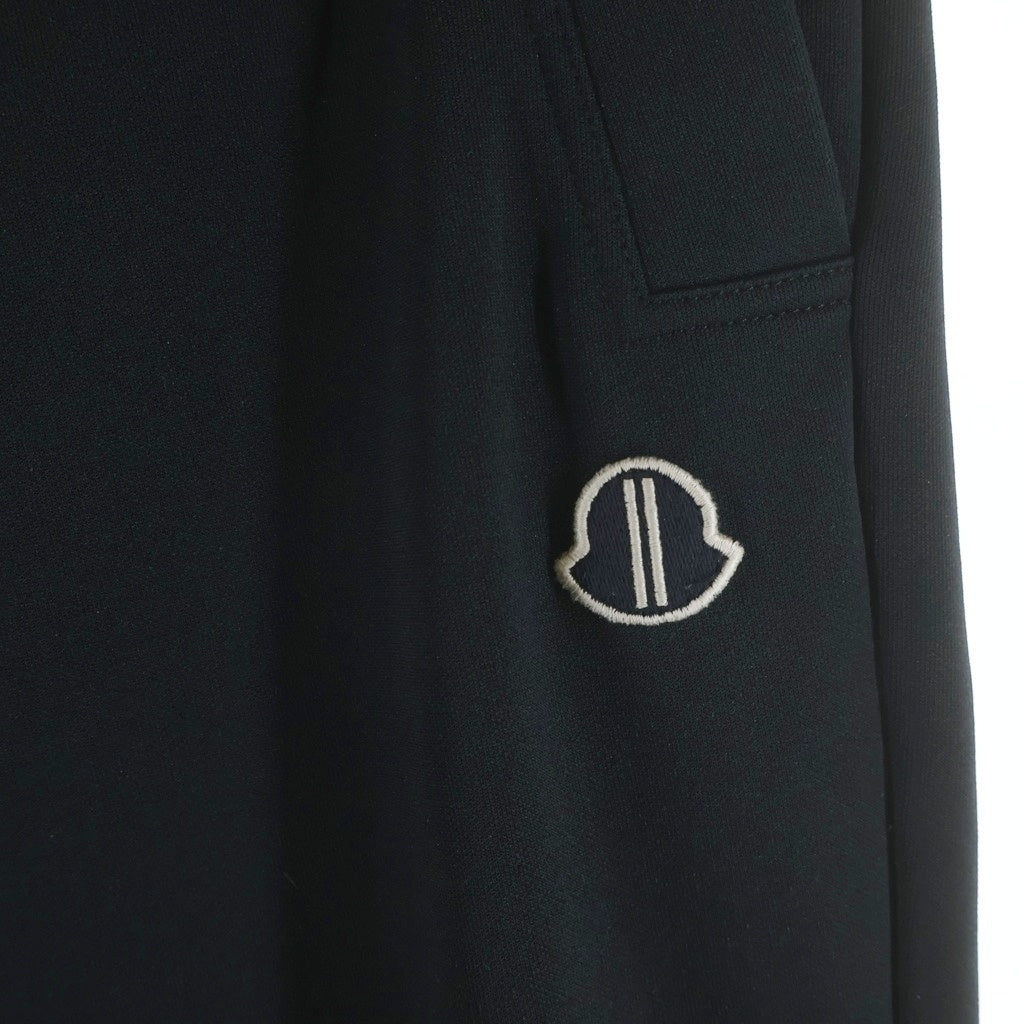 MONCLER(モンクレール) 20AW ×RICK OWENS PANTALONE JERSEY BOTTOMS リックオウエンス パンタローネ ジャージー ロゴパッチドローコードボトムス トラックパンツ F209N8H70200 C8040