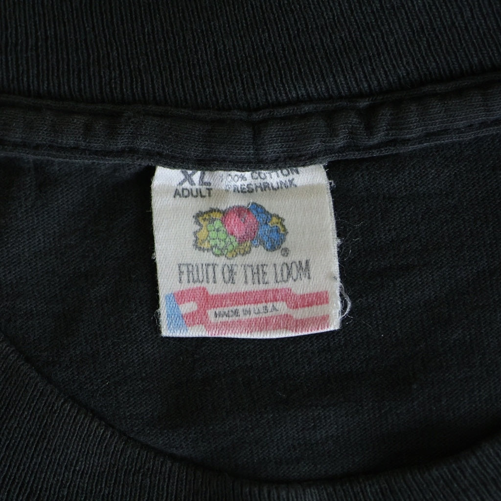 VINTAGE(ヴィンテージ) 90S VINTAGE MILES DAVIS 1992 FRUIT OF THE LOOM ヴィンテージ USA製 マイルスデイビス ジャズ フォトプリント クルーネック 半袖Tシャツ カットソー ブラック