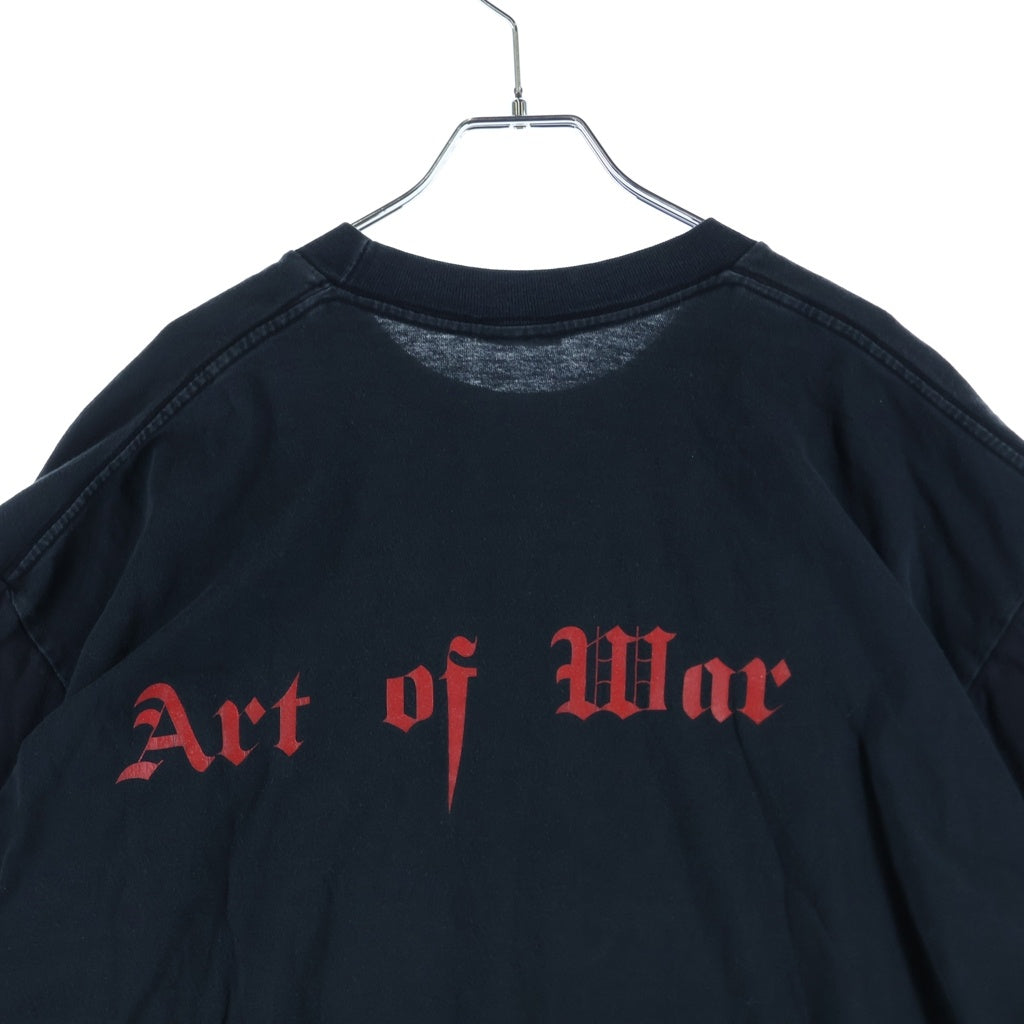 VINTAGE(ヴィンテージ) 90S VINTAGE BONE THUGS-N-HARMONY ART OF WAR AERO ヴィンテージ USA製 ボーンサグスンハーモニー 両面プリント クルーネック 半袖Tシャツ カットソー ブラック