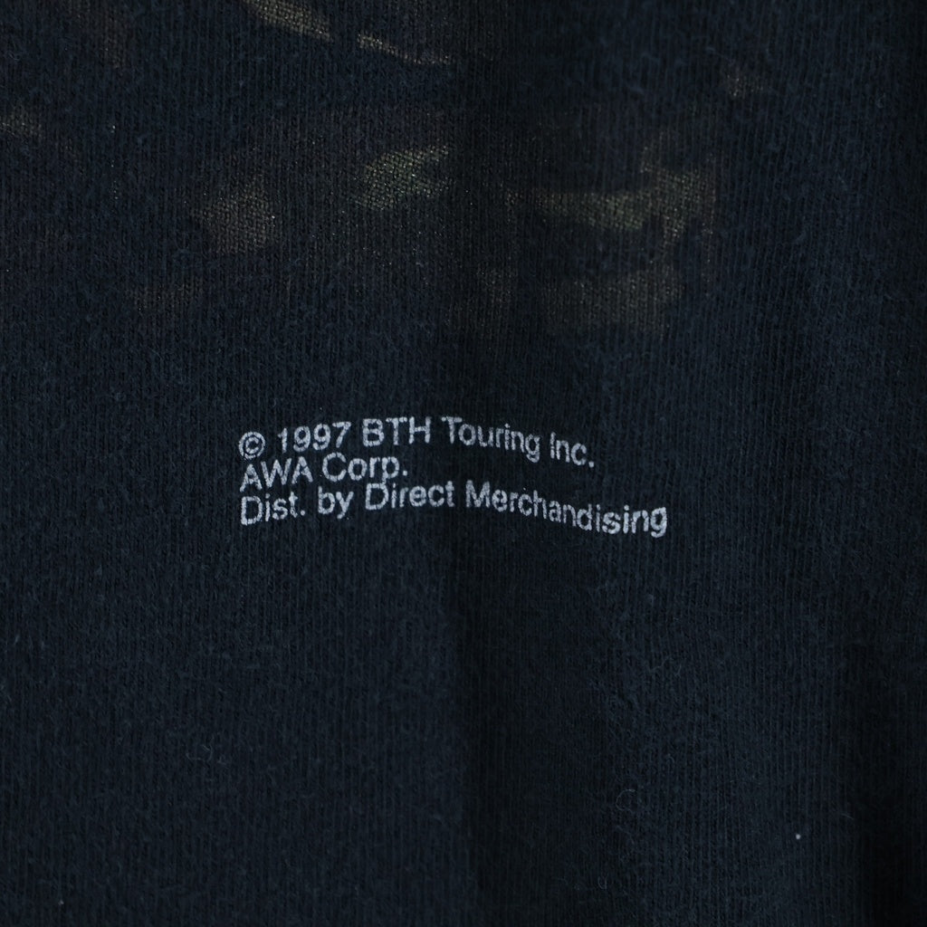VINTAGE(ヴィンテージ) 90S VINTAGE BONE THUGS-N-HARMONY ART OF WAR AERO ヴィンテージ USA製 ボーンサグスンハーモニー 両面プリント クルーネック 半袖Tシャツ カットソー ブラック