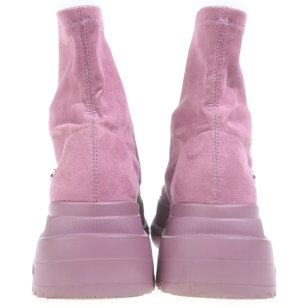YELLO(イエロ) CIOCCOLATA SINGLE SNEAKER SHORT BOOTS チョッコラータ シングル スニーカー ショート ブーツ レディース ピンク
