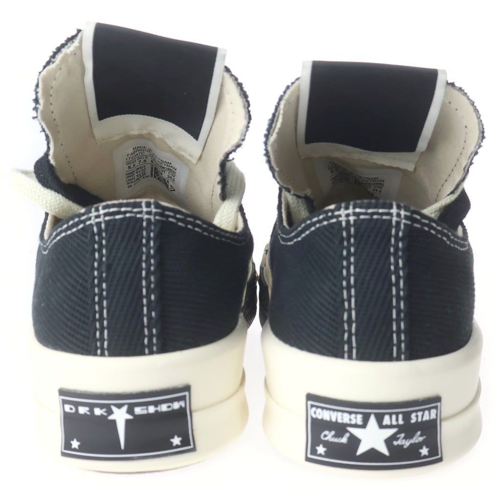 DRKSHDW(ダークシャドウ) DRKSTAR OX ダークスター ローカットスニーカー ブラック US5.5/24.5cm DC02AX727